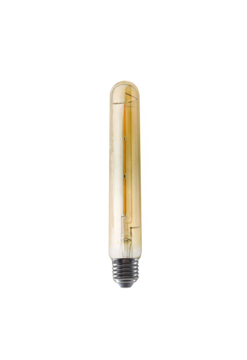 LED FILAMENT E27 DIM T30 4W AMBER 2700K 230V AC 480LM RA80 30000H 360°