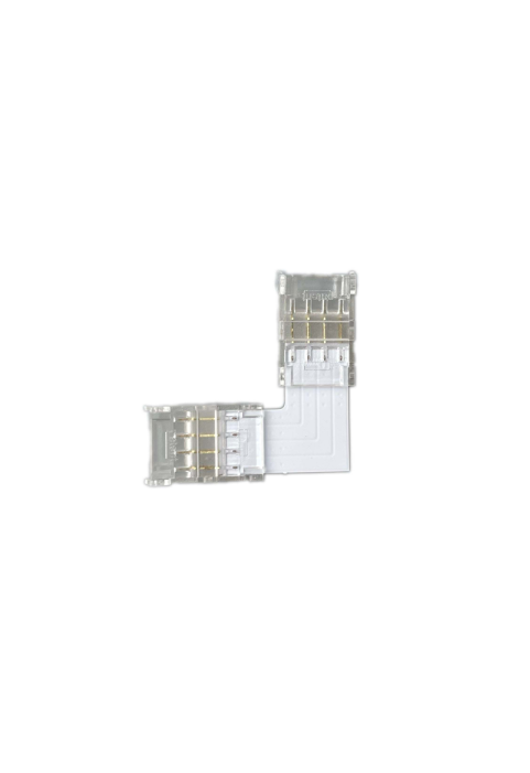 90° CONNECTOR FOR 10mm SMD RGB 5050 LED STRIPS