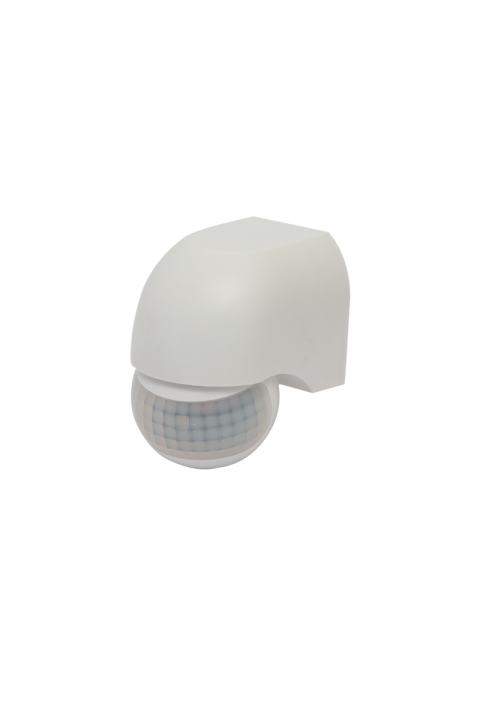 MOTION DETECTOR INFRARED WALL MOUNTED 230V IP44 180° ~12m MAX WHITE