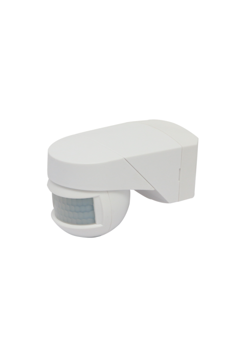 MOTION DETECTOR INFRARED 3 IN 1 230V IP54 180° & 360° 12m MAX WHITE
