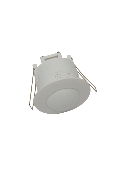 MOTION DETECTOR MICROWAVE FLUSH MOUNTED 230V IP20 360° ~8m MAX WHITE