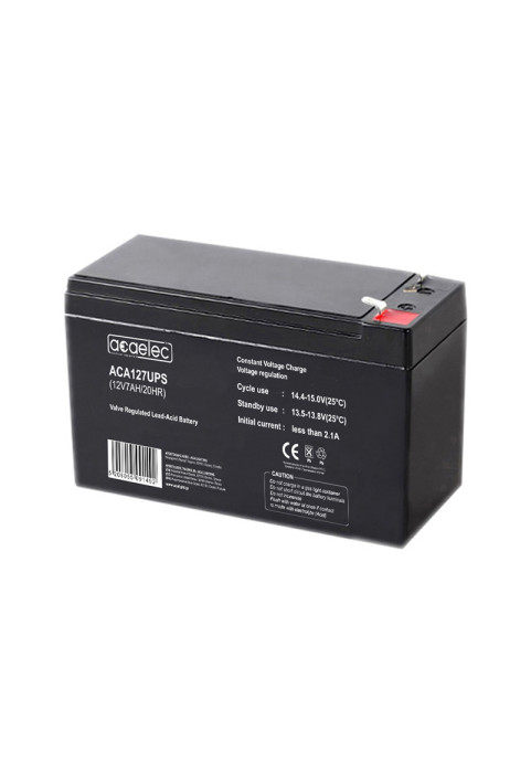 BATTERY AGM VRLA 12V 7AH/20HR (F2 terminal)