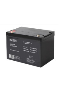 BATTERY AGM VRLA 12V 75AH/20HR (M6 terminal)