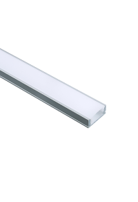 MINI CEILING/WALL ALUMINUM PROFILE WITH OPAL COVER 2m/pc
