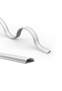 WHIP ALUMINUM PROFILE P114N WITH OPAL PC DIFFUSER 2m/pc