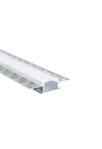 LOND ALUMINUM PROFILE P125 WITH OPAL PC DIFFUSER 2m/pc