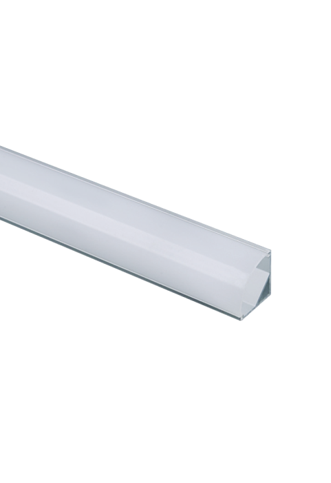 CORN ALUMINUM PROFILE WITH OPAL COVER 2m/pc