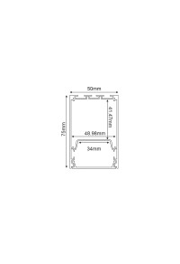MILO ALUMINUM PROFILE WITH OPAL PC DIFFUSER 3m/pc
