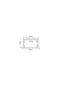 WILA ALUMINUM PROFILE WITH OPAL COVER 3m/pc