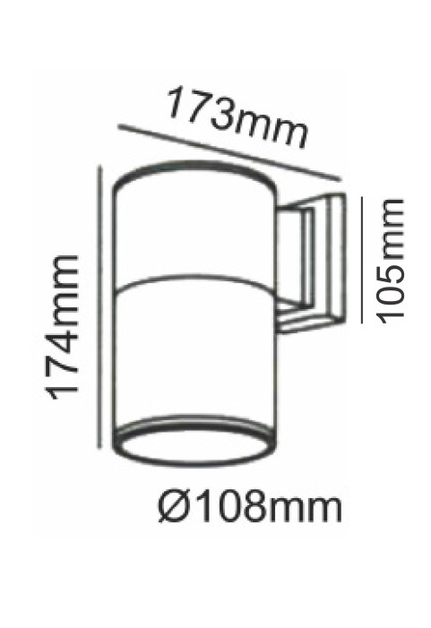 SPOT LIGHT E27 1 BEAM WHITE