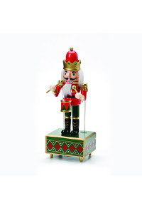 КРАЛ ЛЕШНИКОТРОШАЧКА С БАРАБАН И МУЗИКАЛНА КУТИЯ H32cm
