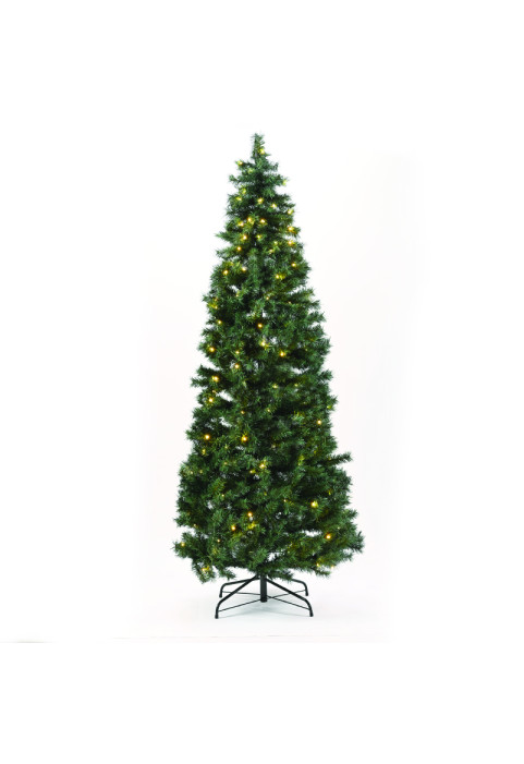 LAILIAS КОЛЕДА ИЗСКАЧАТ ЗЕЛЕНО ДЪРВО 200 LED WW STEADY H210cm DIAM 76cm 2m LEAD КАБЕЛ