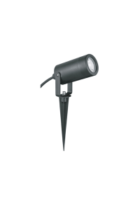 DARK GREY SPOT LUMINAIRE GU10 MAX. 3W LED IP65 & GARDEN SPIKE