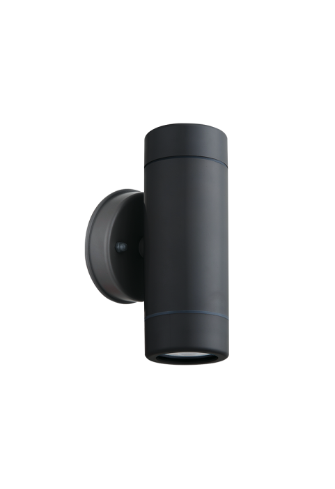 UP-DOWN DARK GREY PP WALL LIGHT GU10Max.2x3W LED IP66