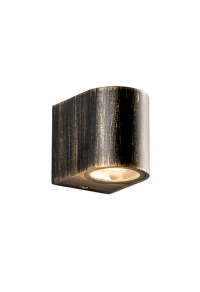 GU10 WALL LUMINAIRE  PLASTIC 230V AC RUST IP65 MAX 3W LED