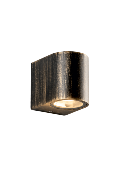 GU10 WALL LUMINAIRE  PLASTIC 230V AC RUST IP65 MAX 3W LED