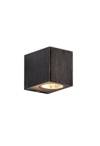 GU10 WALL LUMINAIRE PLASTIC 230V AC RUST IP65 MAX 3W LED