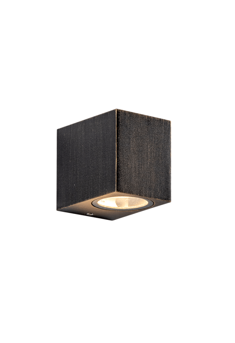 GU10 WALL LUMINAIRE PLASTIC 230V AC RUST IP65 MAX 3W LED
