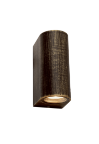GU10 WALL LUMINAIRE PLASTIC 230V AC RUST IP65 MAX.2X3W LED