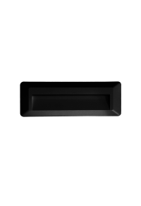 LED WALL RECTANGLE LUMINAIRE BLACK 230V AC IP65 2W 3000K 100LM RA80