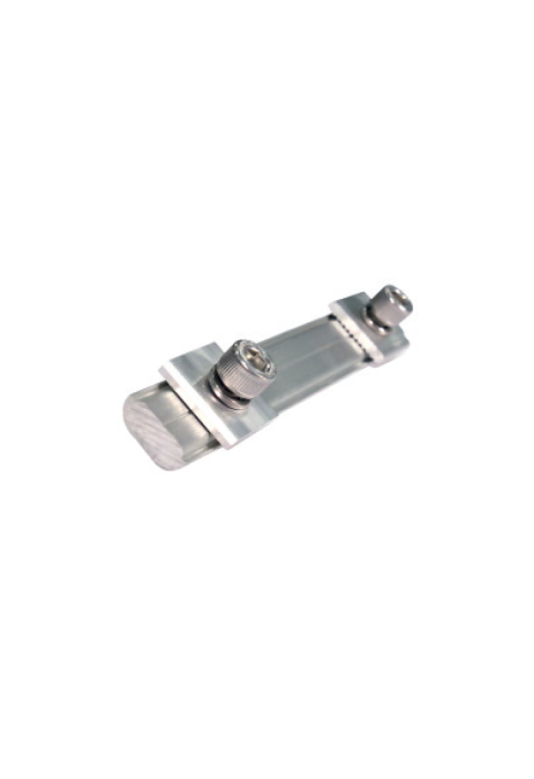 CONNECTOR FOR ALUMINIUM RAIL SET WITH SCREWS