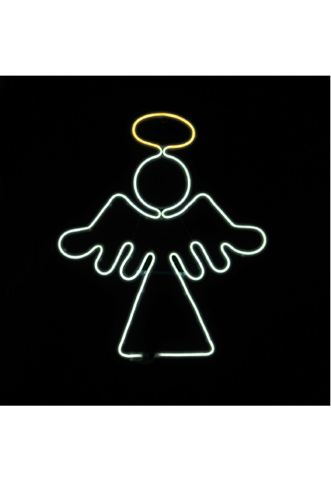 ANGEL 350 ДВОЙНА НЕОНОВА LED ВЪЖЕНА СВЕТЛИНА 3m WW & CW STEADY IP65 560 *640mm 1.5m LEAD КАБЕЛ