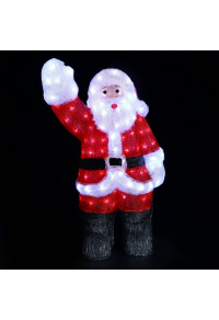 АКРИЛНА КЪДРЕНЕ SANTA 150 LED CW IP44 30 * 27 * 60 см 30 см ОЛОВЕН КАБЕЛ