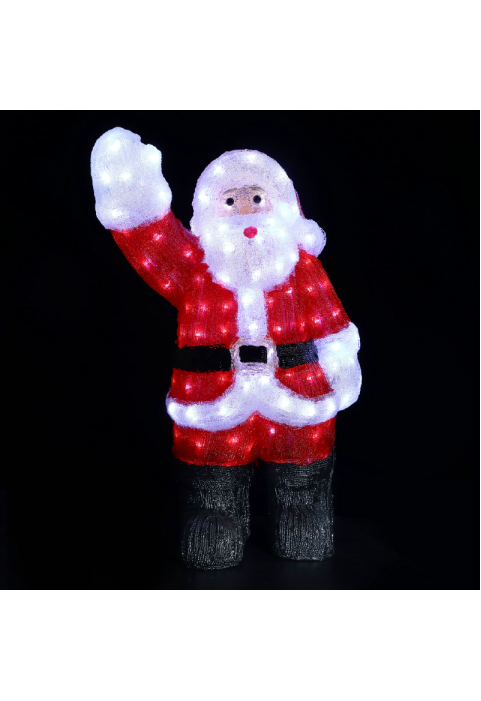 АКРИЛНА КЪДРЕНЕ SANTA 150 LED CW IP44 30 * 27 * 60 см 30 см ОЛОВЕН КАБЕЛ
