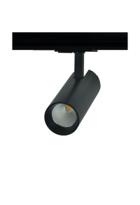 SAND BLACK LED TRACK LUMINAIRE 10W 3000K 1-PHASE 36° 1000LM 230V AC Ra80 Φ55*153MM 5YRS