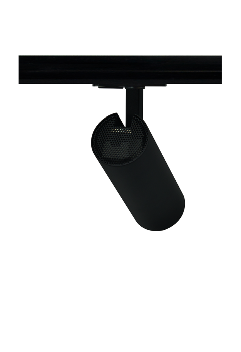 SAND BLACK LED TRACK LUMINAIRE 10W 3000K 1-PHASE 36° 1000LM 230V AC Ra80 Φ55*153MM 5YRS