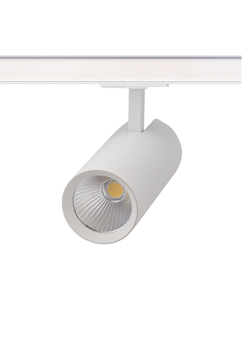 ΑΜΜΩΔΕΣ ΛΕΥΚΟ LED ΣΠΟΤ ΡΑΓΑΣ 27W 4000K 1-PHASE 36° 3150LM 230V AC Ra80 Φ74*170MM 5YRS