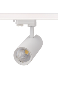 ΑΜΜΩΔΕΣ ΛΕΥΚΟ LED ΣΠΟΤ ΡΑΓΑΣ 27W 4000K 3-PHASE 36° 3150LM 230V AC Ra80 Φ74*170MM 5YRS