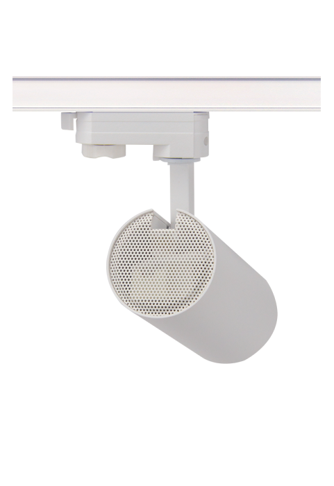 ΑΜΜΩΔΕΣ ΛΕΥΚΟ LED ΣΠΟΤ ΡΑΓΑΣ 27W 4000K 3-PHASE 36° 3150LM 230V AC Ra80 Φ74*170MM 5YRS