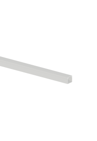 ^CABLE TRUNKING 20X10mm WITHOUT ADHESIVE TAPE WHITE WITH DOUBLE LOCK