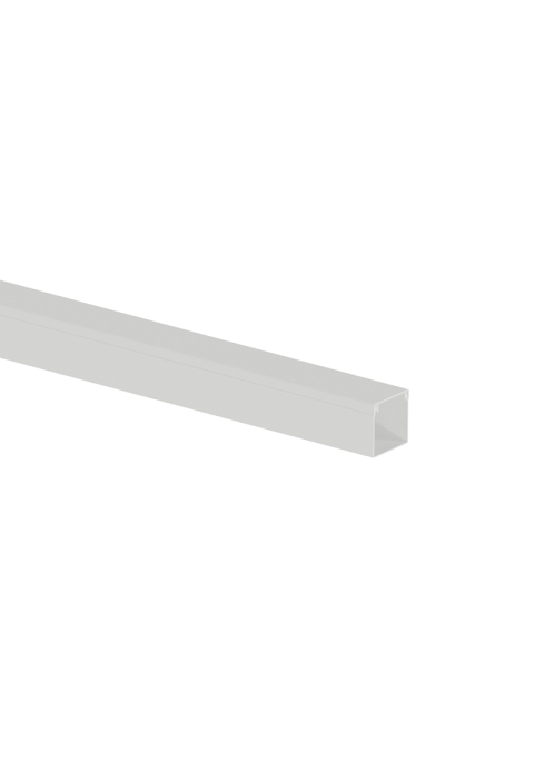 CABLE TRUNKING 25X25mm WITHOUT ADHESIVE TAPE WHITE WITH DOUBLE LOCK