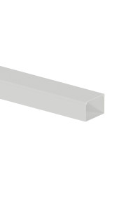 ^CABLE TRUNKING 40X25mm WITHOUT ADHESIVE TAPE WHITE WITH DOUBLE LOCK