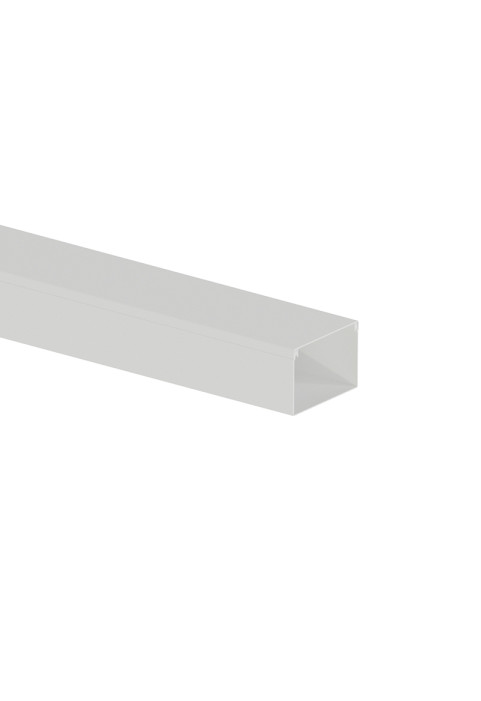 ^CABLE TRUNKING 40X25mm WITHOUT ADHESIVE TAPE WHITE WITH DOUBLE LOCK
