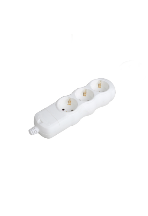 MULTISTRIP 3 SCHUKO SOCKETS WITH CHILD PROTECTION NO SWITCH NO CABLE 16A IP20