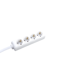 MULTISTRIP 4 SOCKETS WITH CHILD PROTECTION NO SWITCH 16A IP20 WITH CABLE H05VV-F 3x1.5mm2/ 1.5m NET