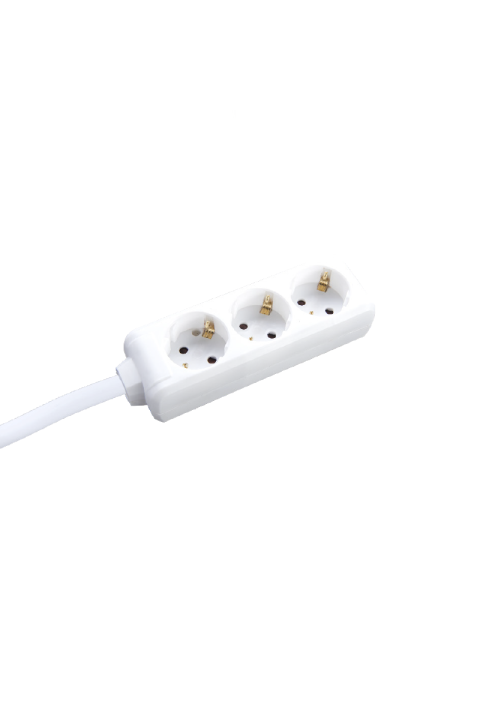 MULTISTRIP 3 SOCKETS WITH CHILD PROTECTION NO SWITCH 16A IP20 WITH CABLE H05VV-F 3x1.5mm2/3m NET