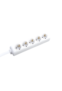MULTISTRIP 5 SOCKETS WITH CHILD PROTECTION NO SWITCH 16A IP20 WITH CABLE H05VV-F 3x1.5mm2/3m NET