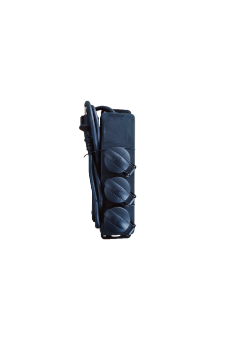 MULTISTRIP 3 SOCKETS WITH CHILD PROTECTION NO SWITCH 16A IP44 WITH CABLE H05RR-F 3x1.5mm2/ 1.5m NET