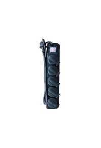 MULTISTRIP 5 SOCKETS WITH CHILD PROTECTION & SWITCH 16A IP44 WITH CABLE H05RR-F 3x1.5mm2/ 1.5m NET