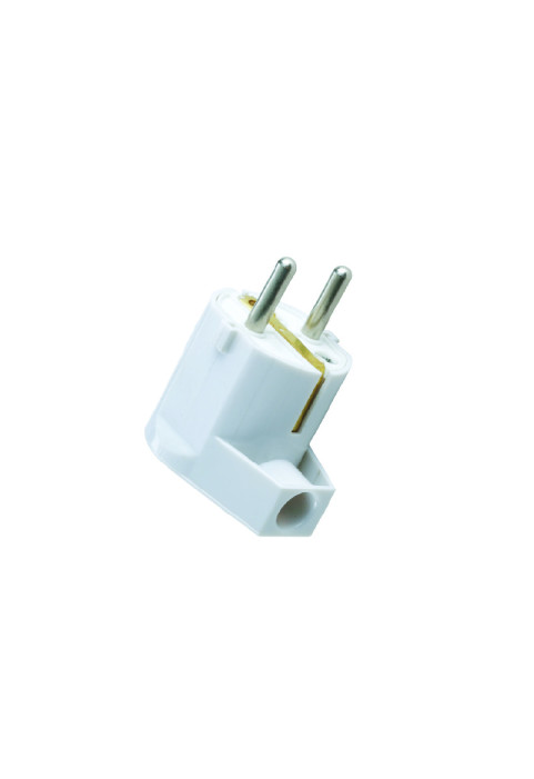 SCHUKO CABLE PLUG ANGLED ~250V 16A
