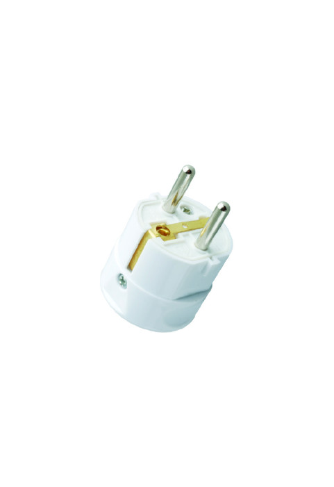 SCHUKO CABLE PLUG STRAIGHT ~250V 16A