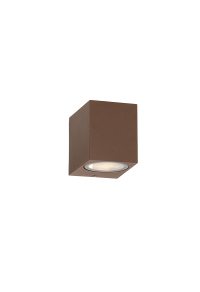 ^GU10 WALL LUMINAIRE 230V AC RUSTY IP65  MAX.35W
