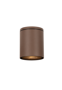 ^GU10  ROUND CEILING LUMINAIRE 230V AC RUSTY IP65 GU10 MAX.35W
