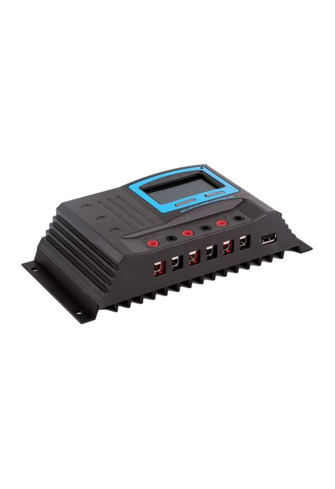 SOLAR CHARGE CONTROLLER 12/24V 40A WITH AUTOMATIC DAY-NIGHT OPERATION AND TIMER MODES