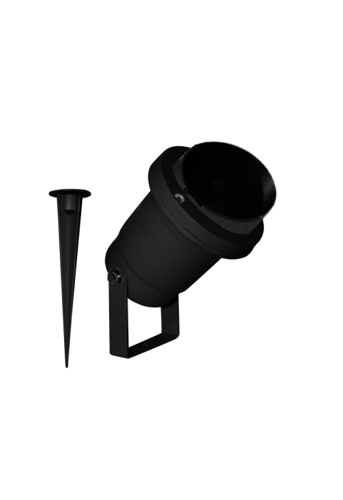 GARDEN SPOT GU10 max 35W BLACK RAL C0026
