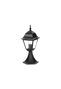 GARDEN LIGHT ΙΡ44 Ε27 60W BLACK RAL C0026